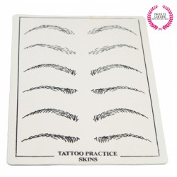 Peau d'entrainement sourcils