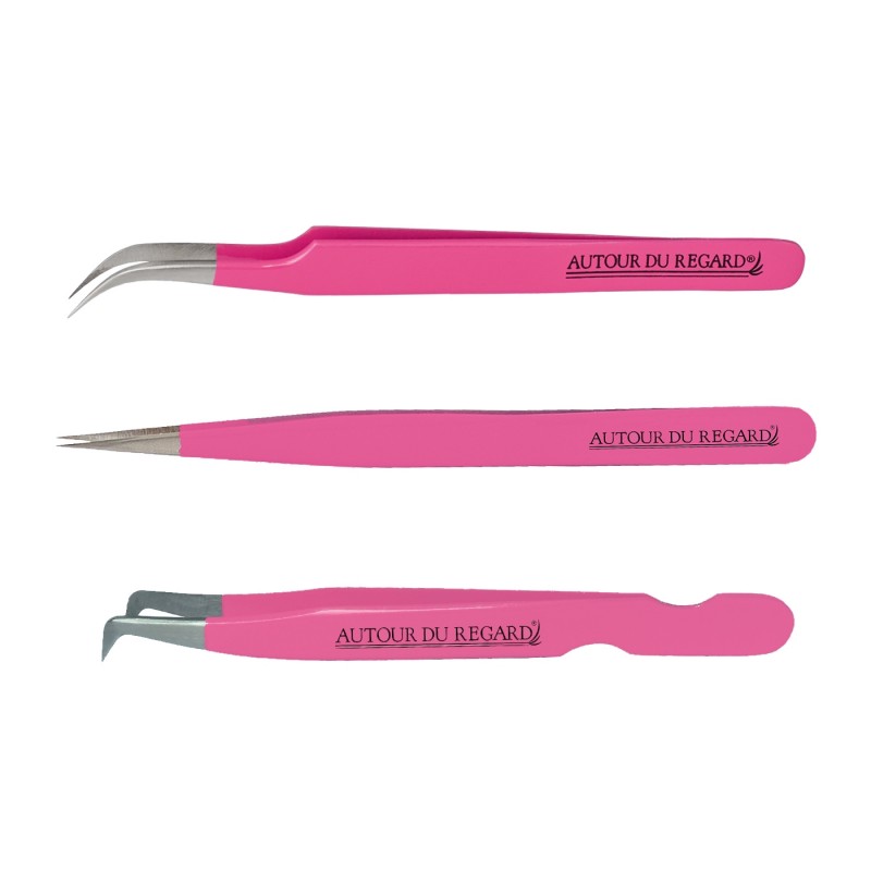 Lot de 3 pinces extensions AdR Rose Lot de 3 pinces extensions AdR Rose