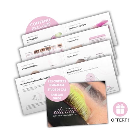 Guide Choix de silicones Rehaussement de cils
